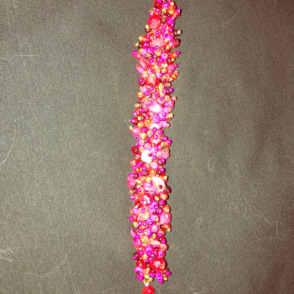Crystal bead bracelet